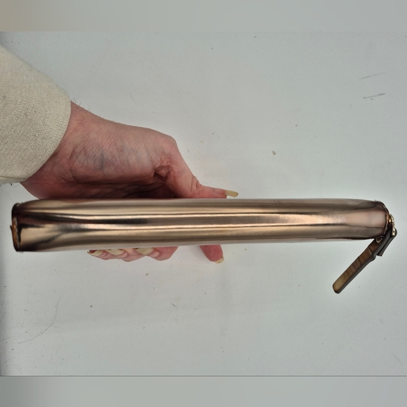 Kate Spade Ballon Happy Whimsie Mirroried Effect Lacey Silver Wallet - Picture 9 of 9